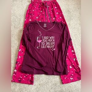 Women’s Wine Pajamas
